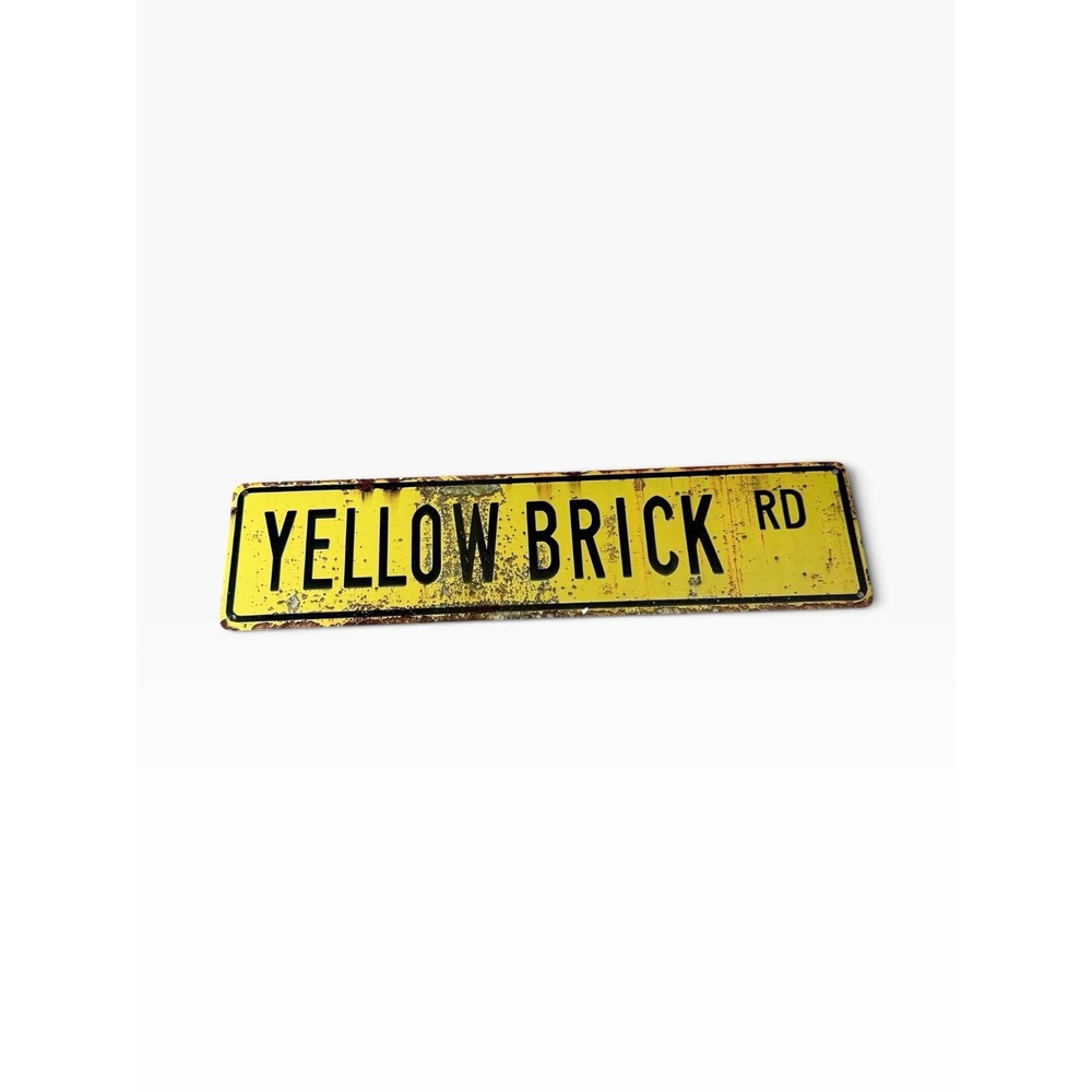 New Novelty Collectible Metal Sign YELLOW BRICK RD street sign